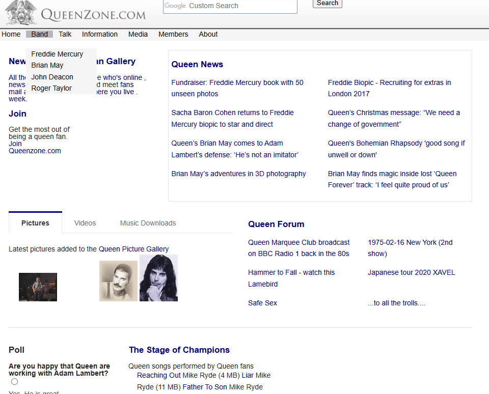 Queenzone.com in 2020